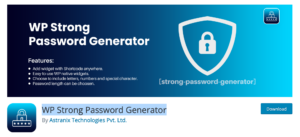 WP Strong Password Generator