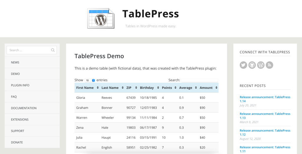 7 Best WordPress Table Plugins 