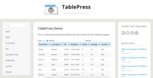 7 Best WordPress Table Plugins